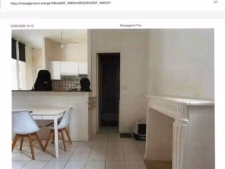 grand studio refait à neuf à louer