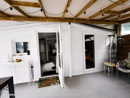 chalet rénové  isolé et prêt à vivre – 50 m² + terrasse couverte – ambérieux-en-dombes