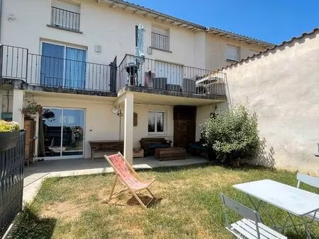pollionnay - t2bis meublé avec jardin - bail mobilité
