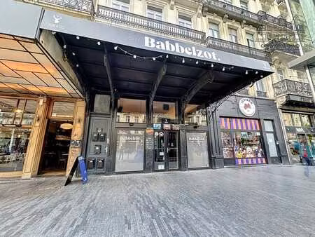 pietonnier de bruxelles - etablissement horeca a remettre
