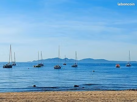 plage de l'argentière face porquerolles
