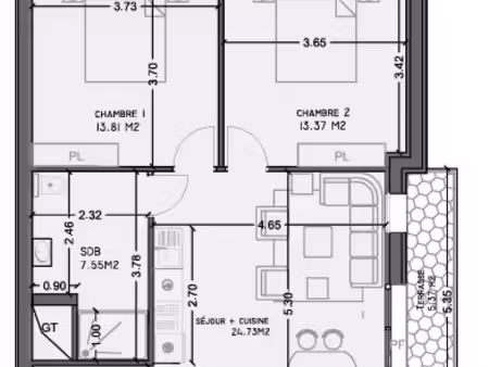 vente appartement 3 pièces 62 m² à morsang-sur-orge (91390)  295 000 €