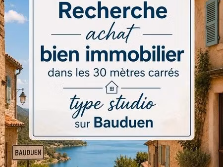 recherche achat appartement sur bauduen