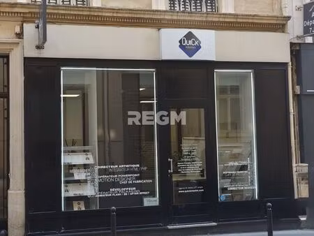 bureaux 55 m² paris