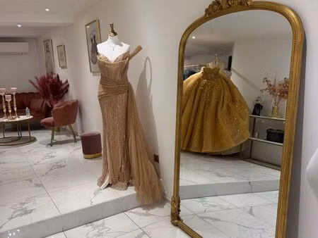 fonds de commerce magasin robes de soirée