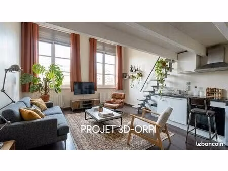 loft 2 pièces 51 m²