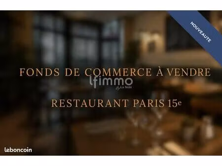 fonds de commerce  restaurant 30 m² paris
