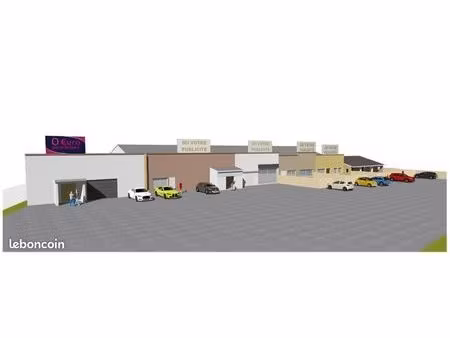 local commercial axes passant avec parking