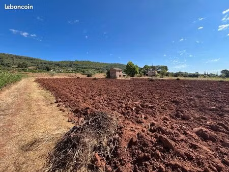 terrain agricole avec cabanon
