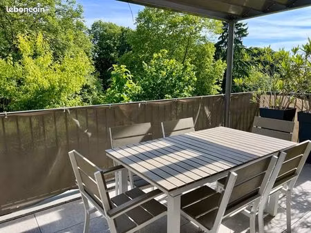 duplex 91m2 - 4 pièces - dernier étage - terrasse 15m2 - sans vis à vis