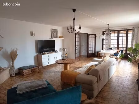 t5 duplex 200m² + jardin 200m² + 2 garages - fos-sur-mer la pleine ronde