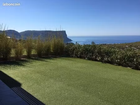 maison t4 130m² – vue mer panoramique – jardin – cassis