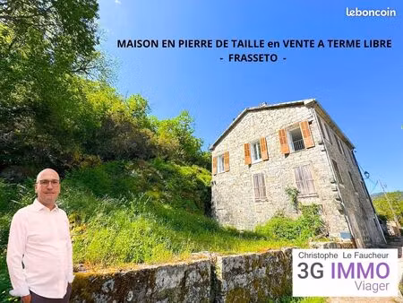 maison en pierre de taille de 198 m² | jardin et parking | frasseto
