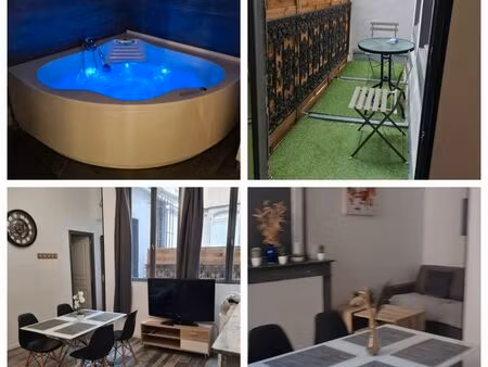 t2 de charme. balcon  jacuzzi  forte rentabilité
