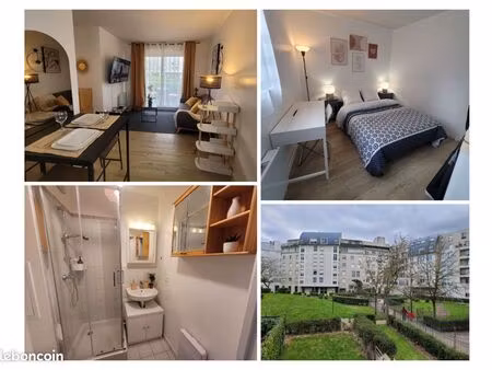 studio meublé 29 m² avec parking – cergy-le-haut – 820 cc