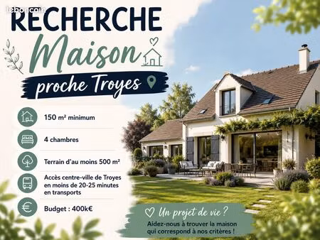 maison agglomération troyenne budget 400000