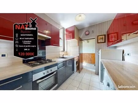 appartement 2 pièces 40 m²