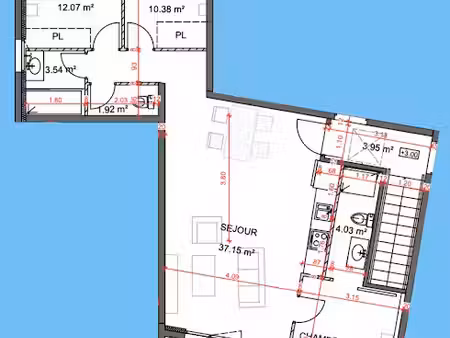 vente appartement 4 pièces 82 m² à bonnieux (84480)  330 000 €