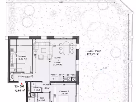 vente appartement 3 pièces 73 m² à morsang-sur-orge (91390)  339 000 €