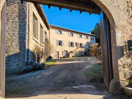 ferme en pierre rénovée avec piscine d'intérieur - longessaigne