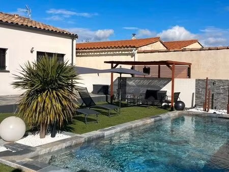 maison sans vis à vis 95m2 piscine