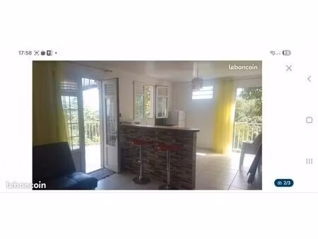 t2 meuble quartier la villéa aux trois-ilets