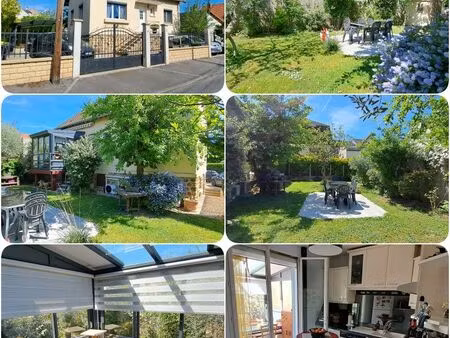 maison 4/5p de 110 m² + véranda 5 m2 + sous-sol total - jardin - climatisation - carport -