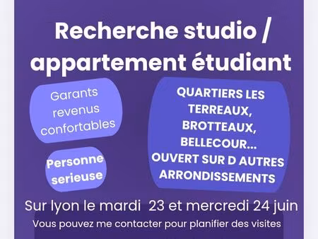 recherche location lyon