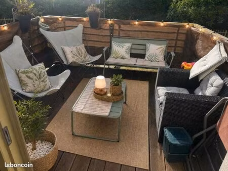 appartement 3 pièces  2 terrasses  parking en sous sol  à 3 mn de la gare de juvisy