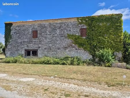 grange en pierres + hangar attenant