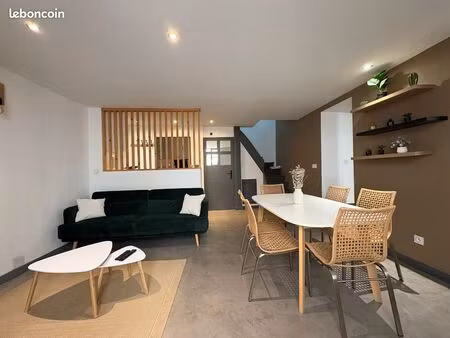 t3 duplex 83 m² meublé & climatisé centre ville de villefranche sur saône