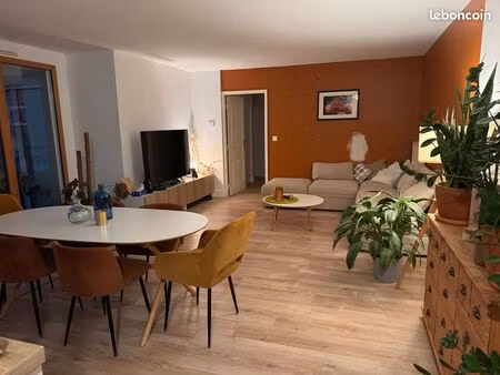 appartement t3 de 84 m² avec balcon – croix luizet / la doua