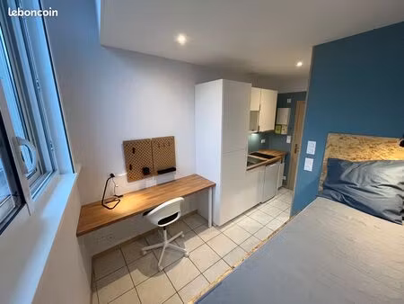 studio meublé 13 m² – idéal étudiant – boulevard clémenceau (bourges)