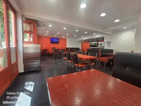 à vendre – fonds de commerce restauration rapide avec extraction – arpajon