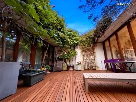 maison appartement d'architecte de 108m² au calme à rosny sous bois