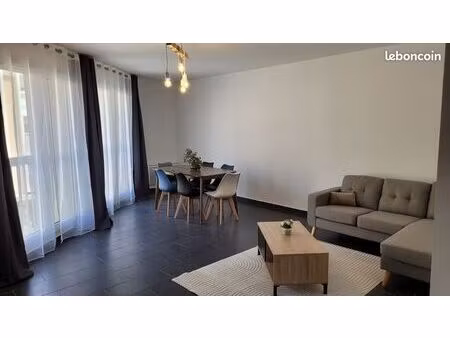 appartement t4 meublé et rénové – 86 m² avec grand balcon – villemomble centre