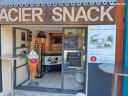 fond de commerce glacier/snack à giens