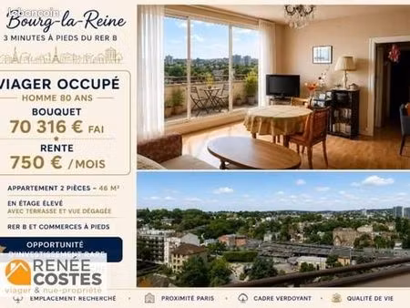 appartement en viager 2 pièces 48 m²