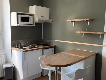 studio meublé 17m²