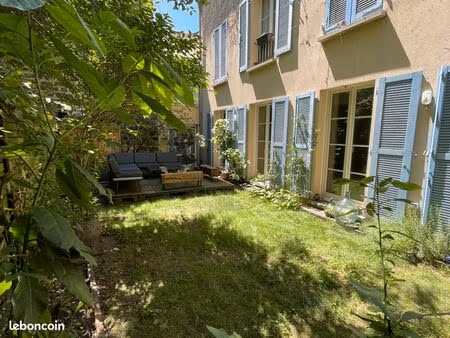 hyper-centre nanterre – superbe 3 pièces avec jardin privatif