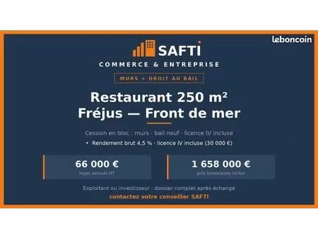 local 250 m² frejus