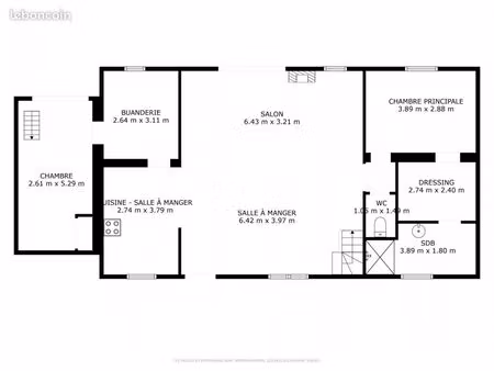 maison 7 pièces 130m2 terrain 720m2 kermaria