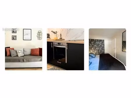 appartement t2 avec balcon  parking et piscine