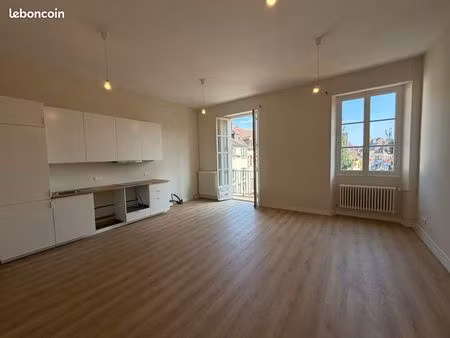 location appartement 52m² non meublé/meublé (sur demande) - semur-en-auxois