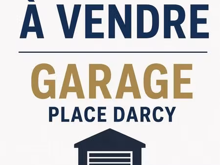 garage darcy en sous sol 1voiture