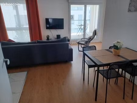 t3 meublé 62 m² – résidence récente – métro ligne 4