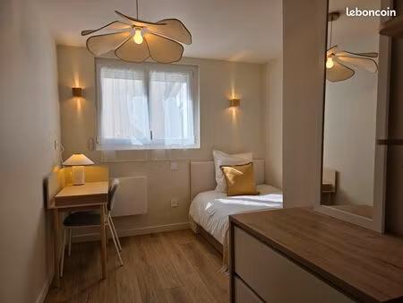 chambre individuelle dans grand appartement entièrement rénové. tarif tout compris
