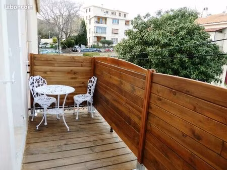 t2 40m2 quartier claret toulon