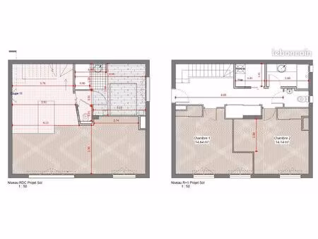 duplex de 104m2  moulin fidel avec grand jardin