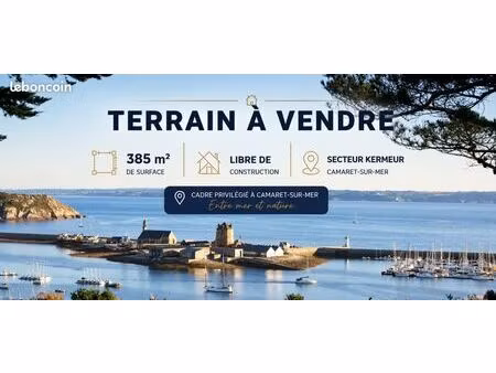 terrain 385 m² camaret-sur-mer